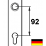 Profilzylinder 92mm (Deutscher Standard Haustüren) +8,00 €